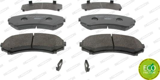 Ferodo FDB1603 - Brake Pad Set, disc brake www.autospares.lv