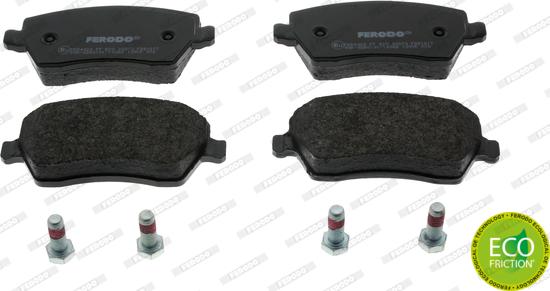 Ferodo FDB1617 - Brake Pad Set, disc brake www.autospares.lv