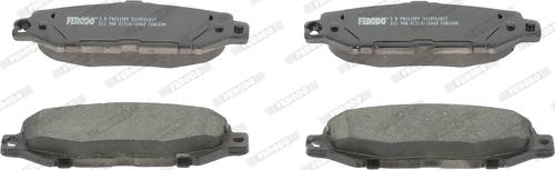 Ferodo FDB1684 - Brake Pad Set, disc brake www.autospares.lv