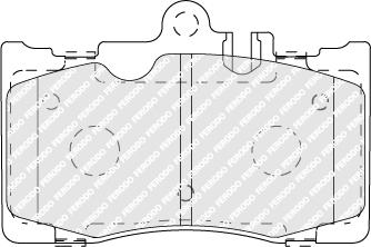 Ferodo FDB1688 - Bremžu uzliku kompl., Disku bremzes www.autospares.lv