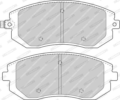 Ferodo FDB1639-D - Тормозные колодки, дисковые, комплект www.autospares.lv