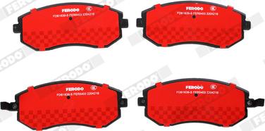 Ferodo FDB1639-S - Brake Pad Set, disc brake www.autospares.lv