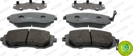 Ferodo FDB1639 - Brake Pad Set, disc brake www.autospares.lv