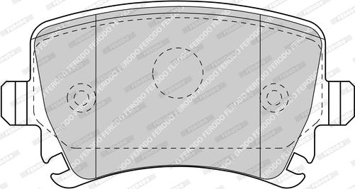 Ferodo FDB1636-D - Тормозные колодки, дисковые, комплект www.autospares.lv