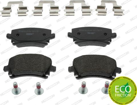 Ferodo FDB1636 - Brake Pad Set, disc brake www.autospares.lv