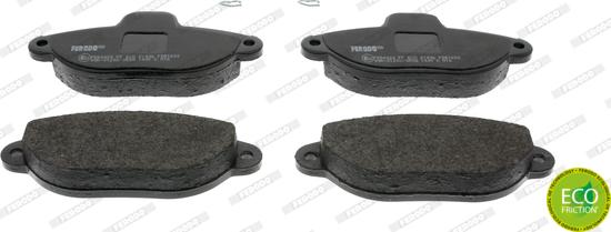 Ferodo FDB1630 - Brake Pad Set, disc brake www.autospares.lv