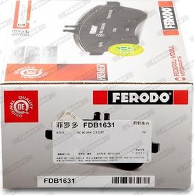 Ferodo FDB1631 - Bremžu uzliku kompl., Disku bremzes autospares.lv