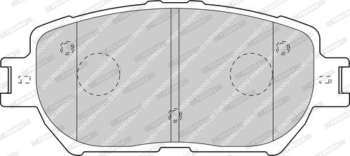 Ferodo FDB1620-D - Тормозные колодки, дисковые, комплект www.autospares.lv