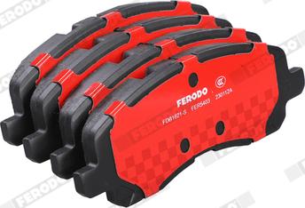 Ferodo FDB1621-S - Bremžu uzliku kompl., Disku bremzes www.autospares.lv