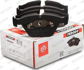 Ferodo FDB1628-D - Bremžu uzliku kompl., Disku bremzes www.autospares.lv