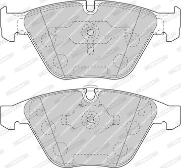 Ferodo FDB1628-D - Brake Pad Set, disc brake www.autospares.lv