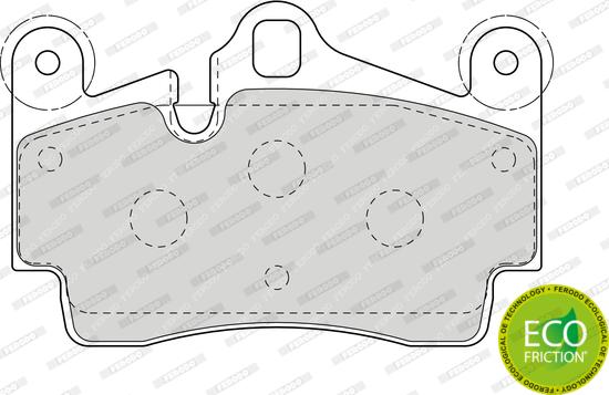 Ferodo FDB1627 - Тормозные колодки, дисковые, комплект www.autospares.lv