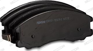 Ferodo FDB1670-D - Bremžu uzliku kompl., Disku bremzes www.autospares.lv