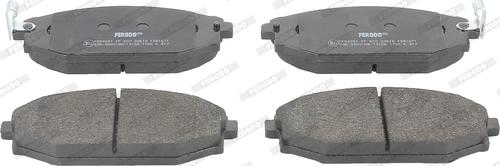 Ferodo FDB1671 - Brake Pad Set, disc brake www.autospares.lv