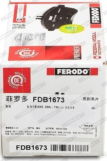 Ferodo FDB1673 - Bremžu uzliku kompl., Disku bremzes www.autospares.lv