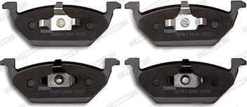 Ferodo FDB1094-D - Тормозные колодки, дисковые, комплект www.autospares.lv