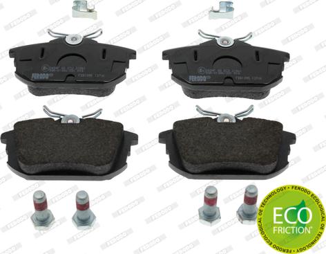 Ferodo FDB1095 - Brake Pad Set, disc brake www.autospares.lv