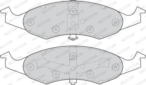 Ferodo FDB1097 - Bremžu uzliku kompl., Disku bremzes www.autospares.lv