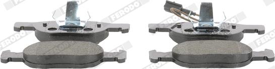 Ferodo FDB1040 - Тормозные колодки, дисковые, комплект www.autospares.lv