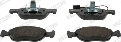 Ferodo FDB1056 - Brake Pad Set, disc brake www.autospares.lv