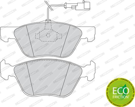 Ferodo FDB1052 - Bremžu uzliku kompl., Disku bremzes www.autospares.lv