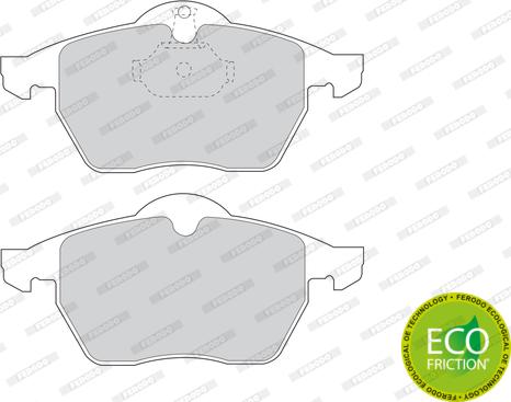 Ferodo FDB1068 - Brake Pad Set, disc brake www.autospares.lv