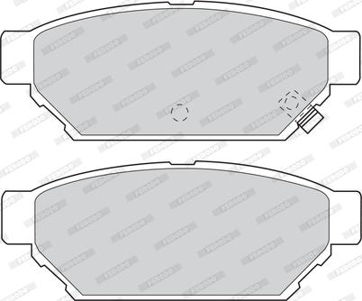 Ferodo FDB1013 - Brake Pad Set, disc brake www.autospares.lv