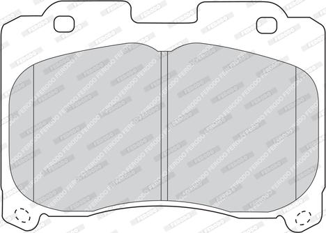 Ferodo FDB1022 - Brake Pad Set, disc brake www.autospares.lv