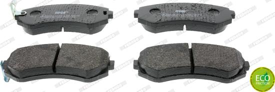 Ferodo FDB1166 - Brake Pad Set, disc brake www.autospares.lv