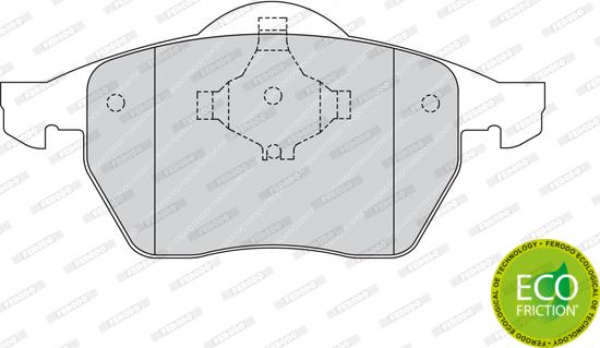 Ferodo FDB1167 - Bremžu uzliku kompl., Disku bremzes www.autospares.lv