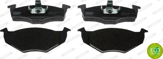 Ferodo FDB1101 - Brake Pad Set, disc brake www.autospares.lv