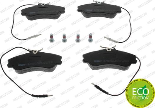 Ferodo FDB1112 - Brake Pad Set, disc brake www.autospares.lv