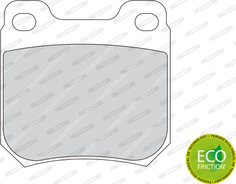 Ferodo FDB1117 - Brake Pad Set, disc brake www.autospares.lv