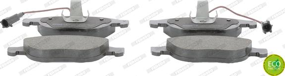 Ferodo FDB1134 - Brake Pad Set, disc brake www.autospares.lv