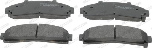 Ferodo FDB1129 - Brake Pad Set, disc brake www.autospares.lv