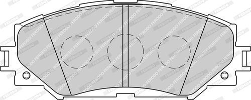 Ferodo FDB1891-D - Brake Pad Set, disc brake www.autospares.lv