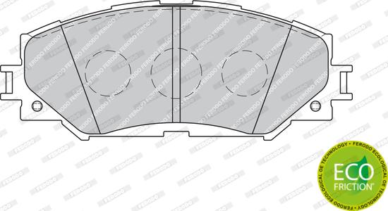 Ferodo FDB1891 - Bremžu uzliku kompl., Disku bremzes www.autospares.lv