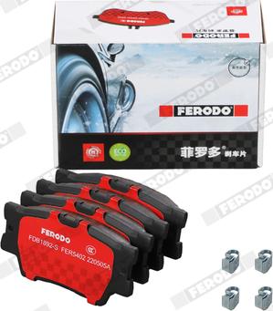 Ferodo FDB1892-S - Bremžu uzliku kompl., Disku bremzes www.autospares.lv