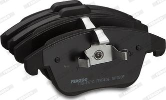 Ferodo FDB1897-D - Тормозные колодки, дисковые, комплект www.autospares.lv