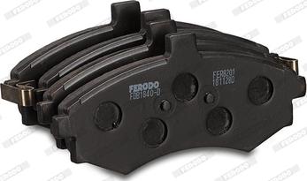 Ferodo FDB1840-D - Bremžu uzliku kompl., Disku bremzes www.autospares.lv