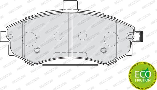 Ferodo FDB1840 - Bremžu uzliku kompl., Disku bremzes www.autospares.lv