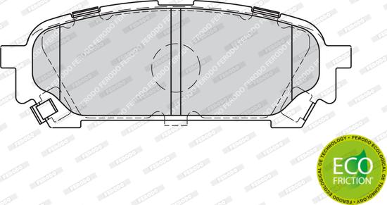 Ferodo FDB1861 - Bremžu uzliku kompl., Disku bremzes www.autospares.lv