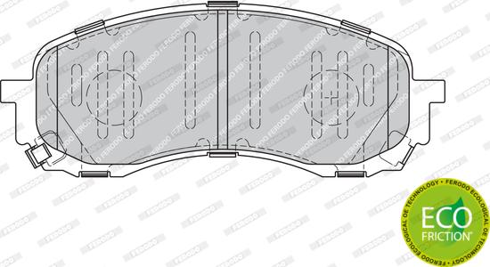 Ferodo FDB1863 - Bremžu uzliku kompl., Disku bremzes www.autospares.lv