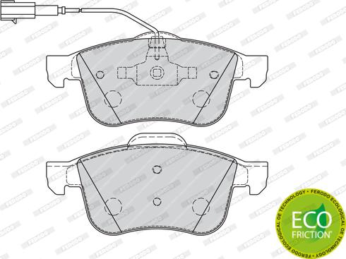 Ferodo FDB1805 - Тормозные колодки, дисковые, комплект www.autospares.lv