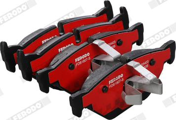 Ferodo FDB1807-S - Brake Pad Set, disc brake www.autospares.lv