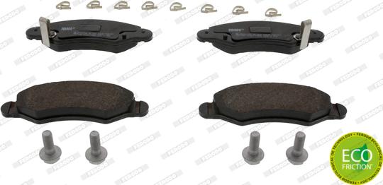 Ferodo FDB1811 - Brake Pad Set, disc brake www.autospares.lv