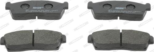 Ferodo FDB1812 - Brake Pad Set, disc brake www.autospares.lv