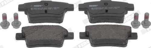 Ferodo FDB1885 - Тормозные колодки, дисковые, комплект www.autospares.lv