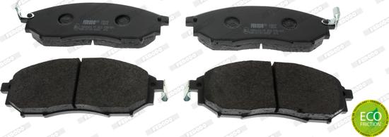 Ferodo FDB1881 - Brake Pad Set, disc brake www.autospares.lv