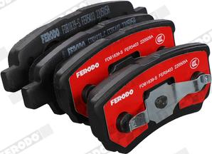 Ferodo FDB1839-S - Тормозные колодки, дисковые, комплект www.autospares.lv